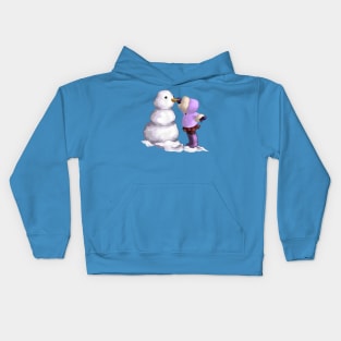 Snow Friend Kids Hoodie